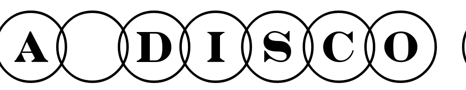 A_Disco Serif Ovl Font Download Free