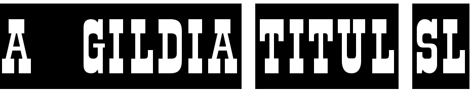 A_Gildia Titul Sl Font Download Free