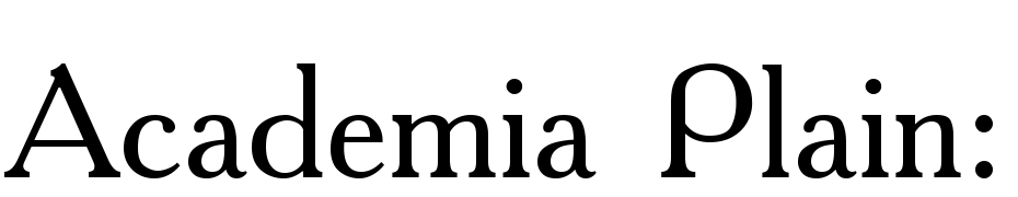 Academia Plain: Schrift Herunterladen Kostenlos