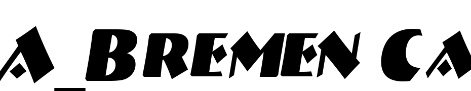 A_Bremen Caps Nr Bold Italic Font Download Free