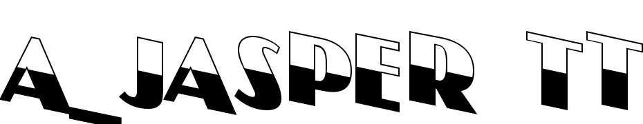 A_Jasper Ttl B&WDn Font Download Free