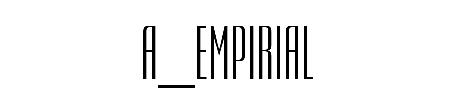 A_Empirial Font Download Free