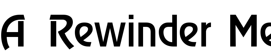 A_Rewinder Medium cкачати шрифт безкоштовно