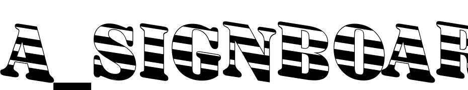 A_Signboard Titul Grd Dn Font Download Free