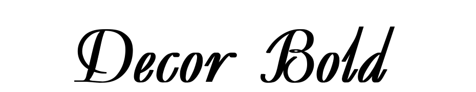 Decor Bold Font Download Free