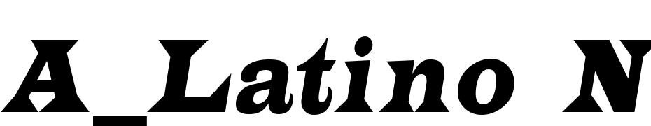 A_Latino Nr Italic Font Download Free