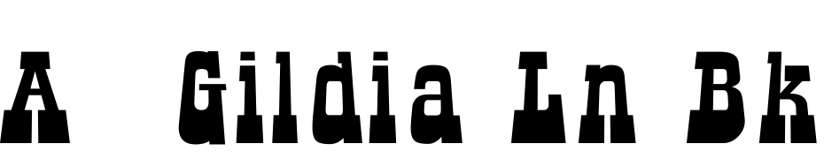 A_Gildia Ln Bk Font Download Free