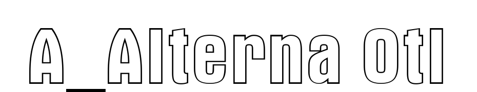 A_Alterna Otl Font Download Free