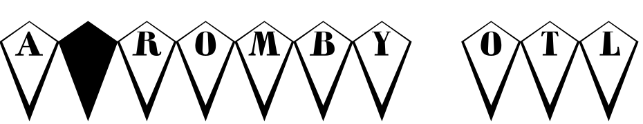 A_Romby Otl Dn3D Font Download Free