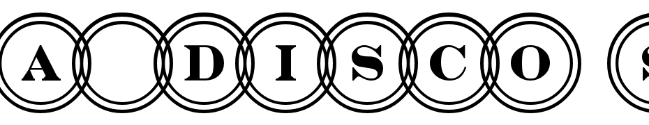 A_Disco Serif Dbl Ovl Font Download Free
