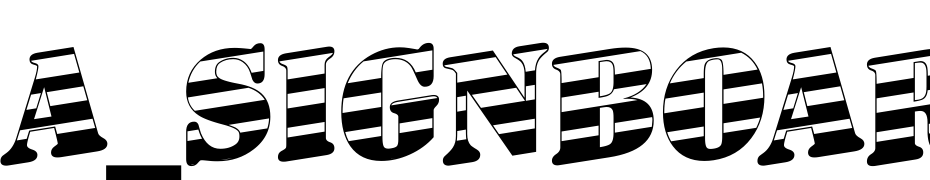 A_Signboard Titul Grd Up Font Download Free