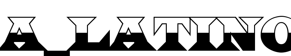 A_Latino Titul B&W Font Download Free