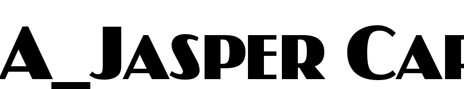 A_Jasper Caps Bold Font Download Free