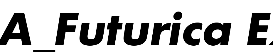 A_Futurica Extra Bold Italic Font Download Free