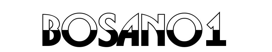 A_Bosa Nova B&W Bold Font Download Free