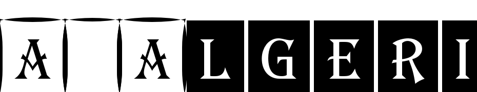 A_Algerius Cm Dc1Cmb Font Download Free