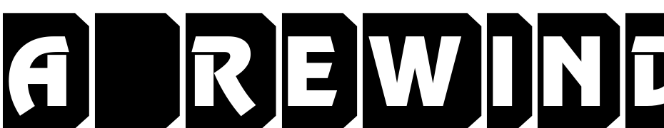 A_Rewinder Ttl3DTumba Font Download Free