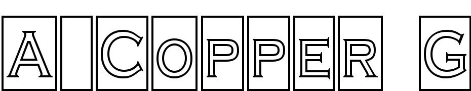 A_Copper Goth Cm Otl Font Download Free