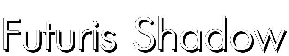 Futuris Shadow C Font Download Free