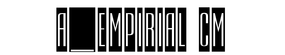 A_Empirial Cm Font Download Free