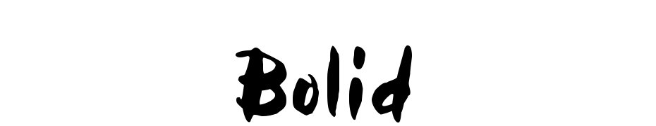 Bolid Font Download Free