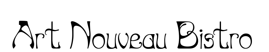 Art Nouveau Bistro Font Download Free