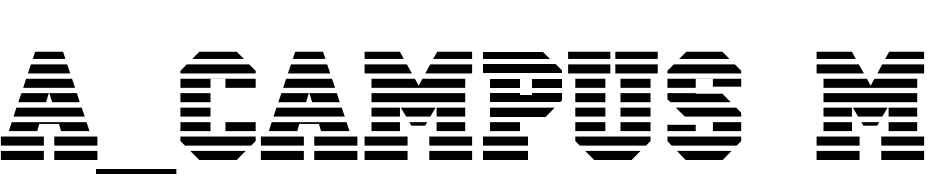 A_Campus Marine Font Download Free