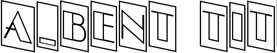 A_Bent Titul Cm Dn Otl Nr Font Download Free