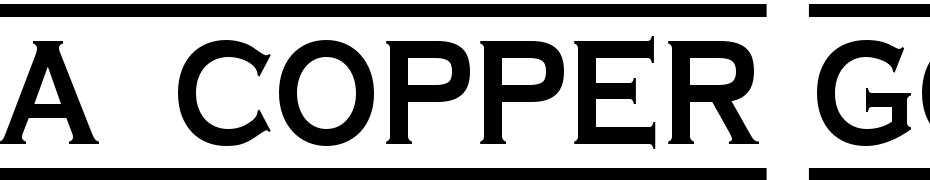 A_Copper Goth Dc Fr Bold cкачати шрифт безкоштовно