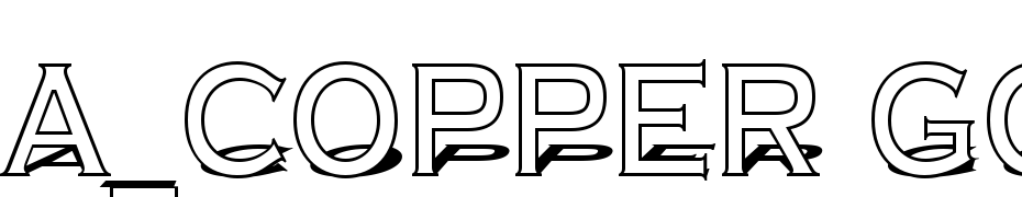 A_Copper Goth Titul3D Font Download Free