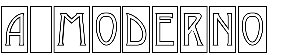 A_Moderno Cm Otl Font Download Free