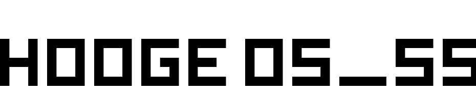 Hooge 05_55 Cyr2 Font Download Free
