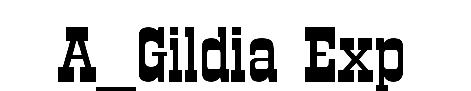 A_Gildia Exp Font Download Free