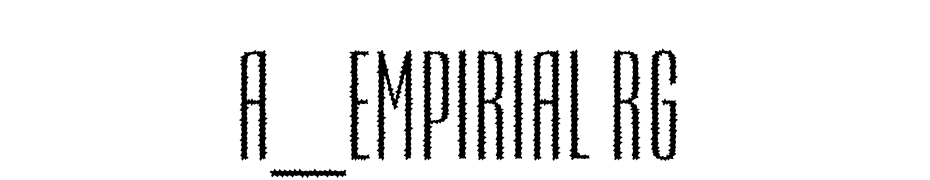 A_Empirial Rg Font Download Free