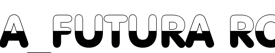 A_Futura Round Titul B&W Bold Font Download Free