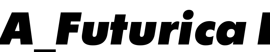 A_Futurica Extra Black Italic Schrift Herunterladen Kostenlos
