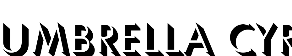 Umbrella Cyr Font Download Free