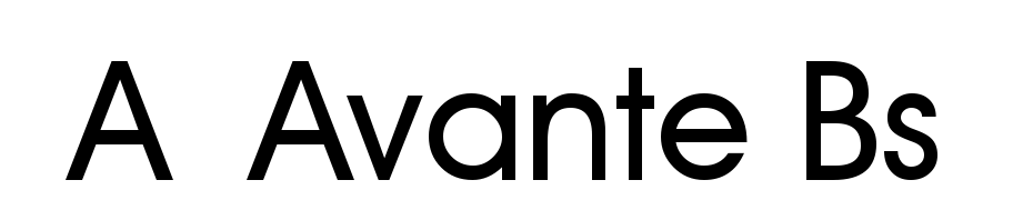 A_Avante Bs cкачати шрифт безкоштовно