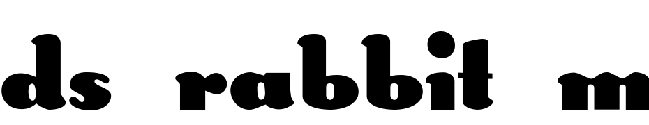 DS Rabbit Medium Font Download Free