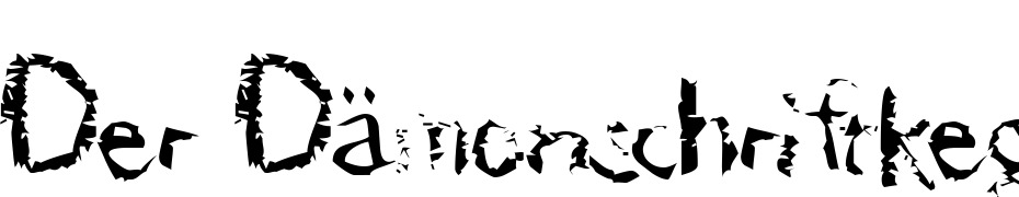 Der D&auml;monschriftkegel Schrift Herunterladen Kostenlos