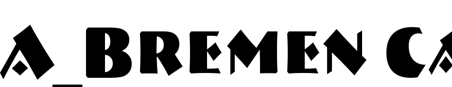 A_Bremen Caps Nr Bold Font Download Free