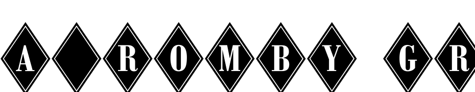 A_Romby Gr Font Download Free