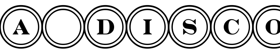 A_Disco Serif Dbl Font Download Free