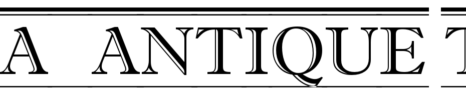 A_Antique Titul Dc Fr Font Download Free