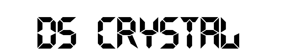 DS Crystal Font Download Free