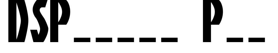 DSPoster Pen Font Download Free