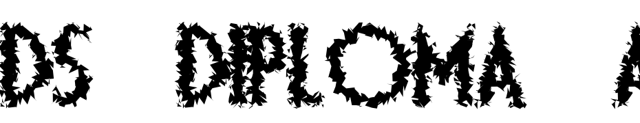 DS Diploma Art Bold Font Download Free