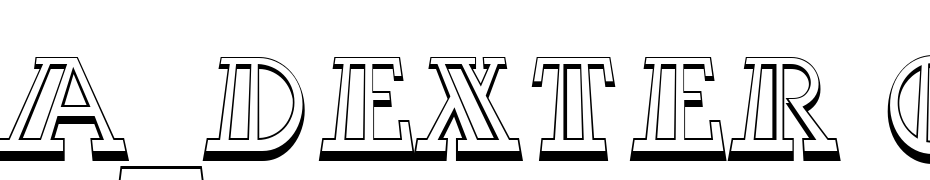 A_Dexter Otl Decor Dv3D Font Download Free