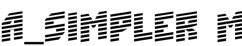 A_Simpler Mrn Up Font Download Free