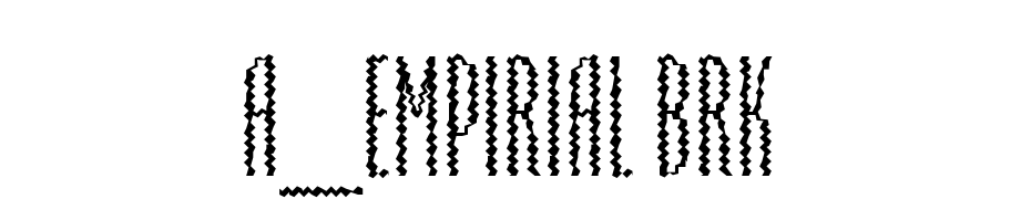 A_Empirial Brk Font Download Free